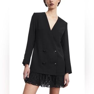 NWT The Kooples Double Breasted Jacket Dress Size 0 / US XS (oversized)